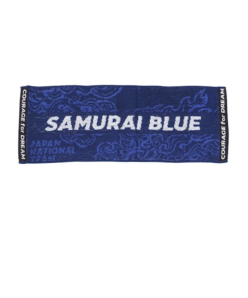 日本サッカー協会（JFA）サッカー日本代表 ミニタオル SLOGAN SAMURAI BLUE STADIUM LINE JO-353