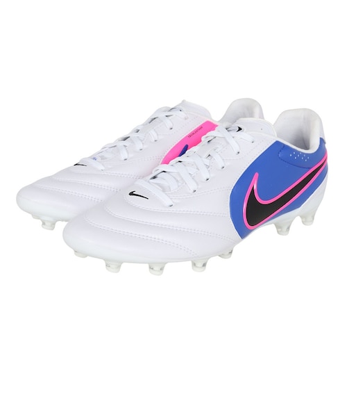 Nike サッカーシューズ・スパイク ホワイト/ピンク/ブルーFG NIKE ナイキ ティエンポ リゲラ プロ FG(ホワイト×ブルー×ピンク
