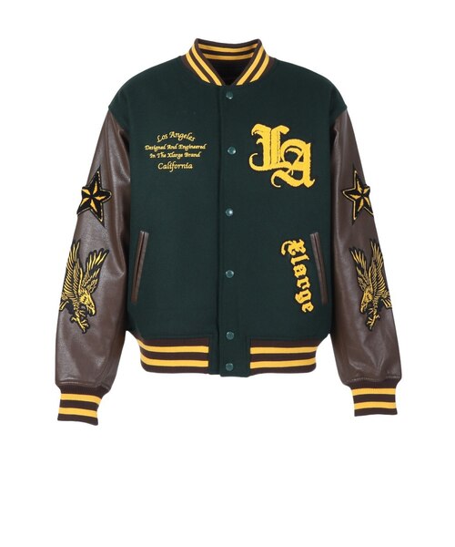 エクストララージ（XLARGE）バーシティ ジャケット 101254021004-GREEN