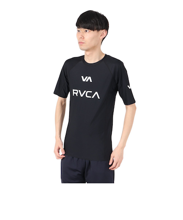 ルーカ（RVCA）ラッシュガード 半袖 VA RASH ショートスリーブ BF041881 BLK