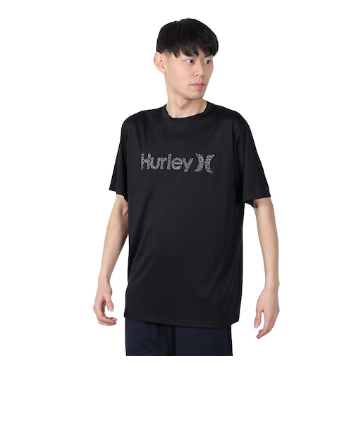 ハーレー（HURLEY）ラッシュガード RASH LEO OAO 半袖Tシャツ 24 MRG2411028-BLK