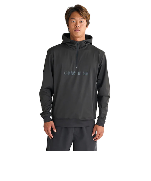 クイックシルバー(Quiksilver)ラッシュガード 長袖 BUBBLE HALF ZIP ハーフジップ フーディ パーカー ラッシュガード 25SPQLY…