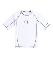 オーシャンパシフィック（Ocean Pacific）ラッシュガード 半袖 ロゴ UVカット 大きいサイズ 5134822WHT