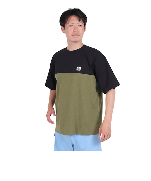 リーフ（REEF）ラッシュガード 半袖 BICOLOR ラッシュ半袖Tシャツ RFTEM2422-OLV