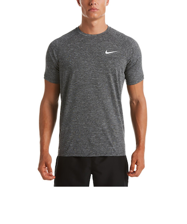 ナイキ（NIKE）ラッシュガード 半袖 Tシャツ ハイドロガード NESSA589-N001 速乾 UVカット