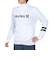 ハーレー（HURLEY）ラッシュガード 長袖 パーカー RASH ONE AND ONLY MRG2310036-WHT 速乾 UVカット
