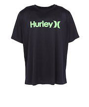 ハーレー(HURLEY)ラッシュガード 半袖 Tシャツ ワンアンドオンリー MRG2310032-BLK3 速乾 UVカット