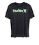 ハーレー（HURLEY）ラッシュガード 半袖 Tシャツ ワンアンドオンリー MRG2310032-BLK3 速乾 UVカット