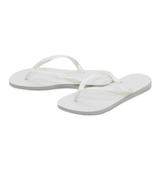 ハワイアナス（HAVAIANAS）スリム ホワイト ビーチサンダル 4000030-0001