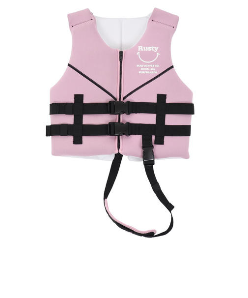 ラスティ（RUSTY）フローティングベスト ライフジャケット 子供用 キッズ アウトドア マリンスポーツ 海 川 SMILE 963930PNK