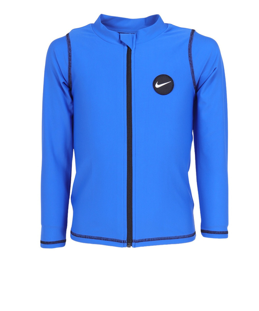 ナイキ（NIKE）ラッシュガード ハイドロガード 長袖 ジップアップ ジャケット ボーイズ 1991099-010 UVカット