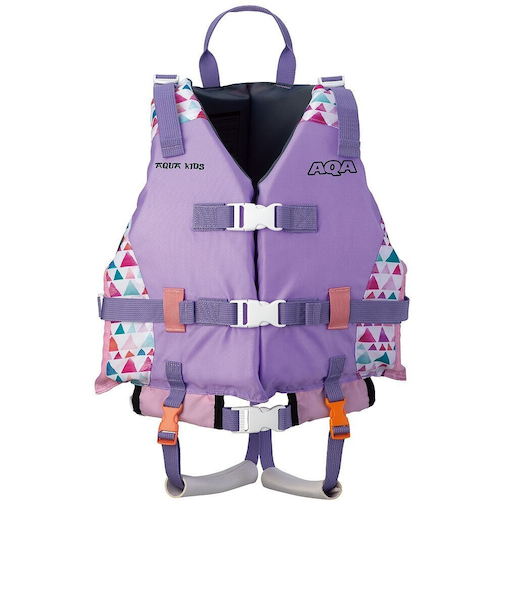 アクア（AQA）フローティングベスト ライフジャケット キッズ 子供用 23KA-9026 PPL