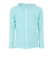 フットマーク（FOOTMARK）ラッシュガード キッズ長袖フルジップパーカー 水陸両用 3100134-389