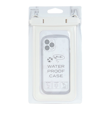 オウルテック（Owltech）スマホ 防水ケース 水に浮く 防塵 防水 IP68取得 OWL-WPCSP10S-WH