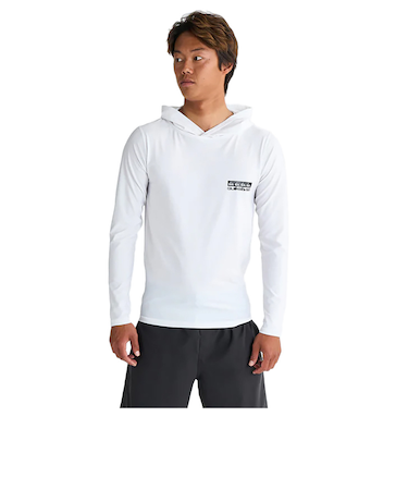 クイックシルバー(Quiksilver)ラッシュガード 長袖 OMNI BOX HOODIE ラッシュガード 25SPQLY251006WHT