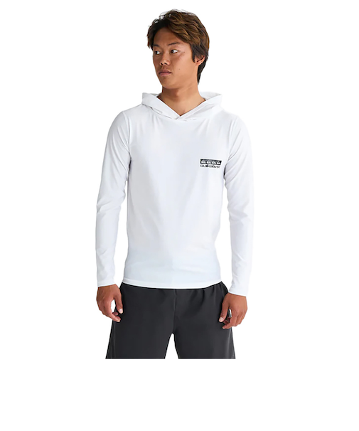 クイックシルバー(Quiksilver)ラッシュガード 長袖 OMNI BOX HOODIE ラッシュガード 25SPQLY251006WHT