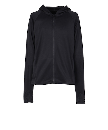 ニッキー キッズ（NIKKI KIDS）ジュニア ラッシュガード 長袖 無地 パーカー UVカット STAR OF LIFE 124930BK