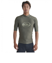クイックシルバー（Quiksilver）ラッシュガード 半袖 UVカット 速乾 SATURN SR 24SP QLY241024 KHA