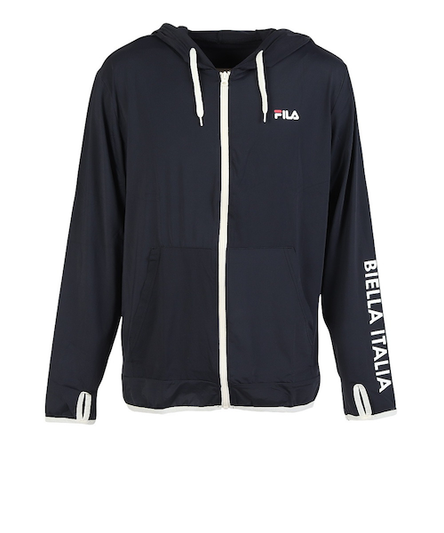 フィラ（FILA）ラッシュガード 長袖 SNC UVパーカー 425290-BK