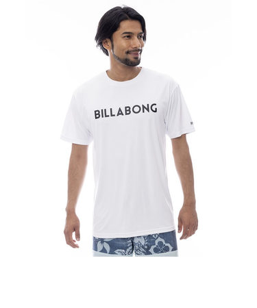 ビラボン（BILLABONG）ラッシュガード 半袖 Tシャツ BF011856 WHT