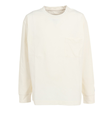 フットマーク（FOOTMARK）ジュニア ラッシュガード 長袖 プルオーバー FOOTMARKNATURAL 3100230-01 クリーム