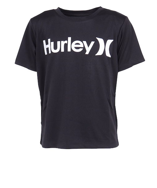 ハーレー（HURLEY）ジュニア ラッシュガード 半袖 ONE AND ONLY Tシャツ BRG2331001-BLK