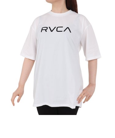 ルーカ（RVCA）ラッシュガード 半袖 RG ショートスリーブ Tシャツ BE04C855 WHT