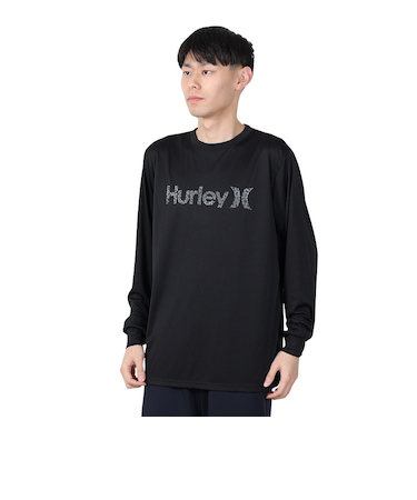ハーレー（HURLEY）ラッシュガード RASH LEO OAO 長袖Tシャツ 24 MRG2411029-BLK