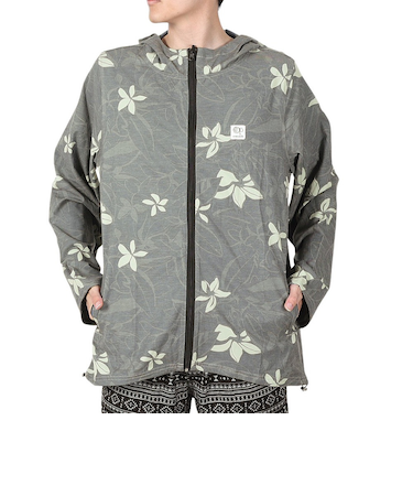 オーシャンパシフィック（Ocean Pacific）ラッシュガード 長袖 リバーシブル UVパーカー 大きいサイズ 5144662BLK