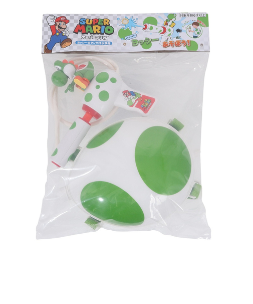 ドウシシャ（DOSHISHA）水鉄砲 水遊び スーパーマリオ ヨッシーのタンク付水鉄砲 MBS-711AGRN