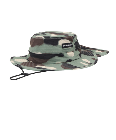 クイックシルバー（Quiksilver）帽子 ビーチハット UVカット 撥水 UV WATER BEACH HAT 24SP QSA241714 CAM