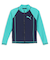 プーマ（PUMA）ラッシュガード ジュニア 長袖 フルジップ ラッシュガード UVカット 935255 06