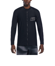 ナイキ（NIKE）UPF40+ 速乾 ラッシュガード 3D 長袖 ジップハイドロガード NESSE556-N001