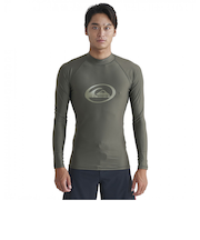 クイックシルバー(Quiksilver)ラッシュガード 長袖 UVカット 速乾 SATURN LR 24SP QLY241023 KHA