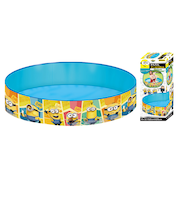 ビニールプール ミニオン かんたんプール 丸型 152cm×25cm 家庭用 子供用 水遊び