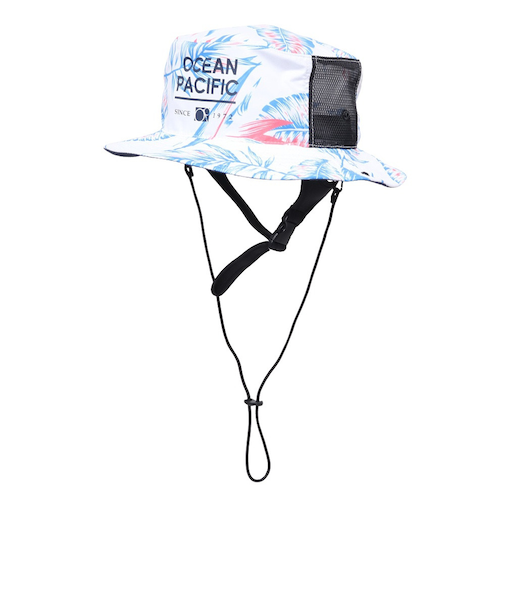 オーシャンパシフィック（Ocean Pacific）総柄サーフハット 514903WHT