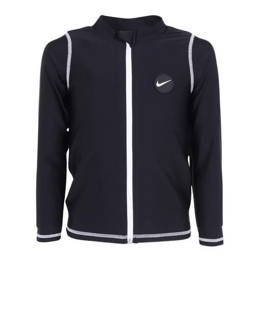 ナイキ(NIKE)トドラー ボーイズ ラッシュガード ハイドロガード 長袖 ジップアップ ジャケット 1991099-009