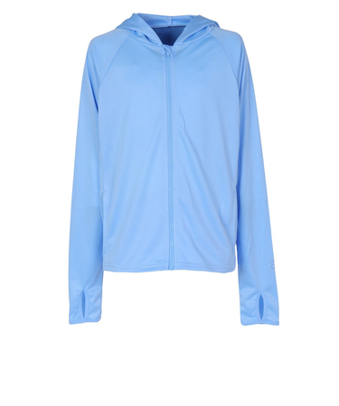 ニッキー キッズ（NIKKI KIDS）ジュニア ラッシュガード 長袖 無地 パーカー UVカット STAR OF LIFE 124930SAX