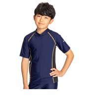 ナイキ（NIKE）ボーイズ 半袖 ラッシュガード SS25 1991105-020