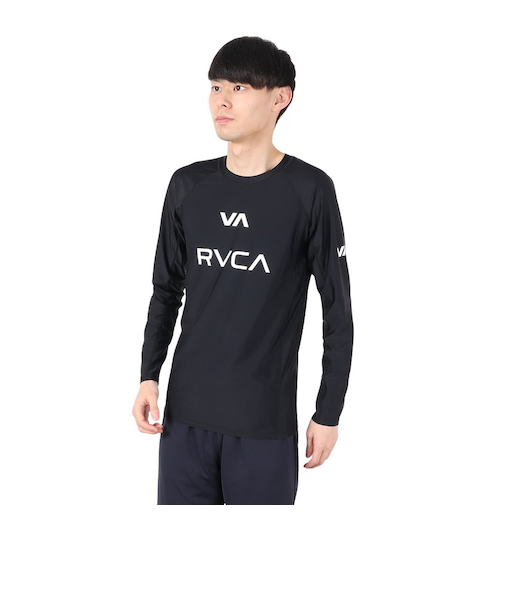 ルーカ（RVCA）ラッシュガード 長袖 VA RASH ロングスリーブ BF041880 BLK