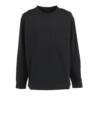 フットマーク（FOOTMARK）ジュニア ラッシュガード 長袖 プルオーバー FOOTMARKNATURAL 3100230-09 ブラック