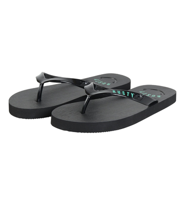 ラスティ（RUSTY）マリンシューズ ビーチサンダル スマイル 924940BLK