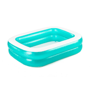 四角プール ファミリークリスタル 200×146×48 081891-WP00789 ビニールプール 家庭用 子供用 水遊び 大型