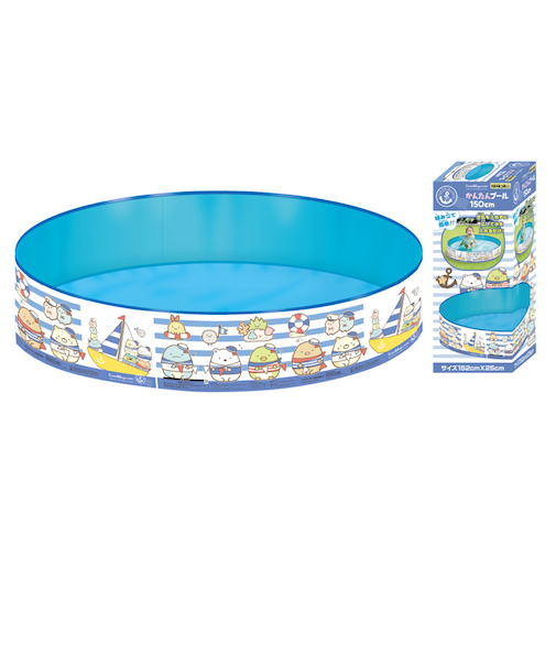 すみっコぐらし かんたん プール 152cm×25cm ビニールプール 家庭用 子供用 水遊び