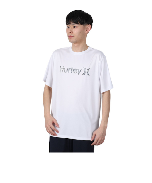 ハーレー（HURLEY）ラッシュガード RASH LEO OAO 半袖Tシャツ 24 MRG2411028-WHT