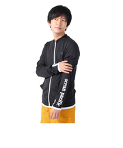 オーシャンパシフィック(Ocean Pacific)ラッシュガード 長袖 ジップアップ ジャージ UVカット 紫外線対策 接触冷感 513460BLK ブラック