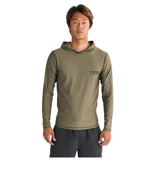 クイックシルバー（Quiksilver）ラッシュガード 長袖 OMNI BOX HOODIE ラッシュガード 25SPQLY251006OLV