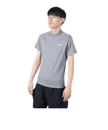 フットマーク（FOOTMARK）ラッシュガード 半袖 Tシャツ UVカット UPF50+ 半袖かぶりラッシュガード 0242300MGRY