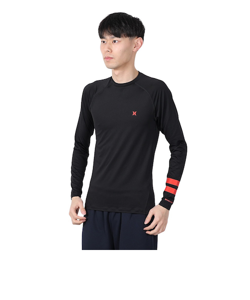 ハーレー（HURLEY）ラッシュガード PHNTM RASH BP COMP 長袖シャツ 24 MRG2310039-BLK2