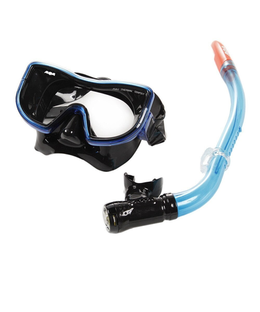アクア（AQA）シュノーケリング シュノーケルセット メビウスライト&サミーVライトII 2点セット KZ-9071 CBU